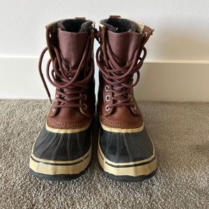 Sorel 1964 Premium Leather Boot Size 9 Women Snow Boot Winter, Waterproof Slipon